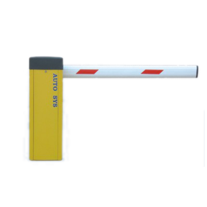 黄色标准直杆道闸