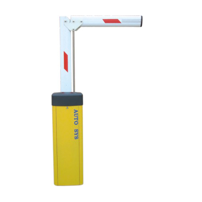 黄色标准曲杆道闸